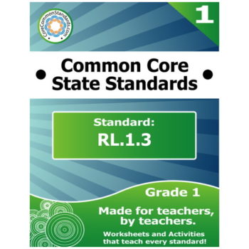 RL.1.3 First Grade Common Core Bundle